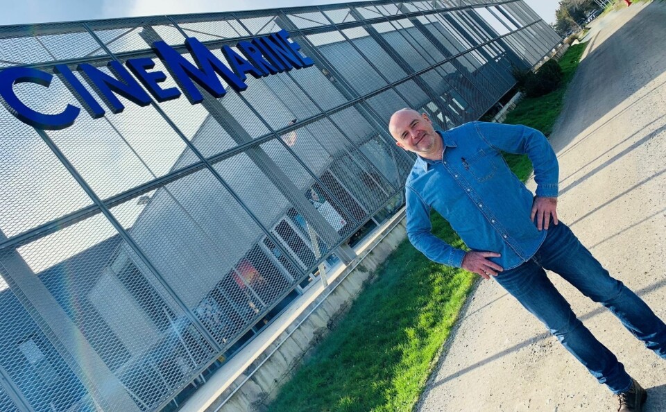 Cinémarine manager, Yann Legargeant, stood outside cinema