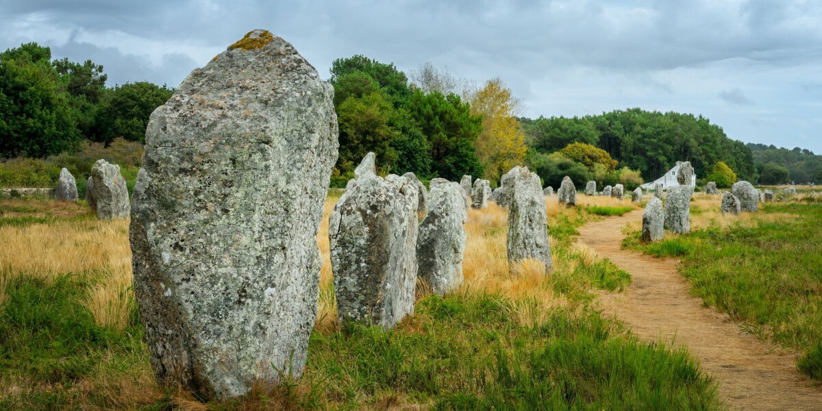 39 ancient menhirs moved to make way for a mr. Bricolage in brittany