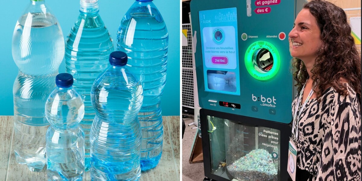 Claim money back at french supermarkets by recycling plastic bottles