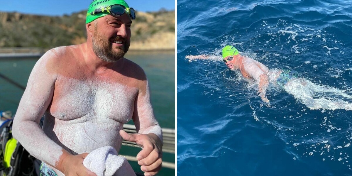 ‘i hit rock bottom, learned to swim and then swam the channel’