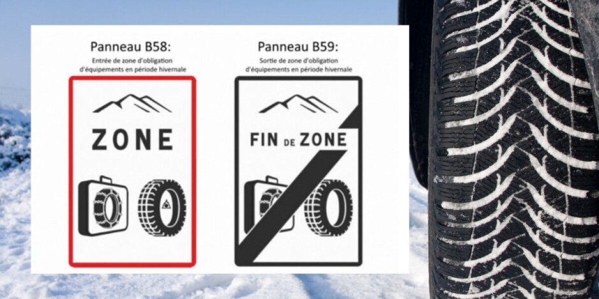 Map: where in france do you now need winter tyres or snow chains?
