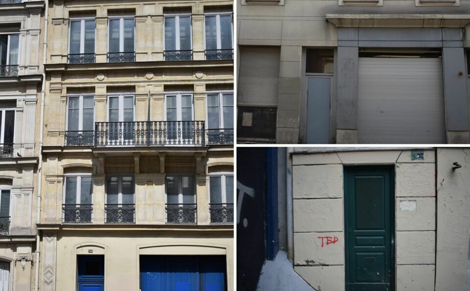 Paris fake façades