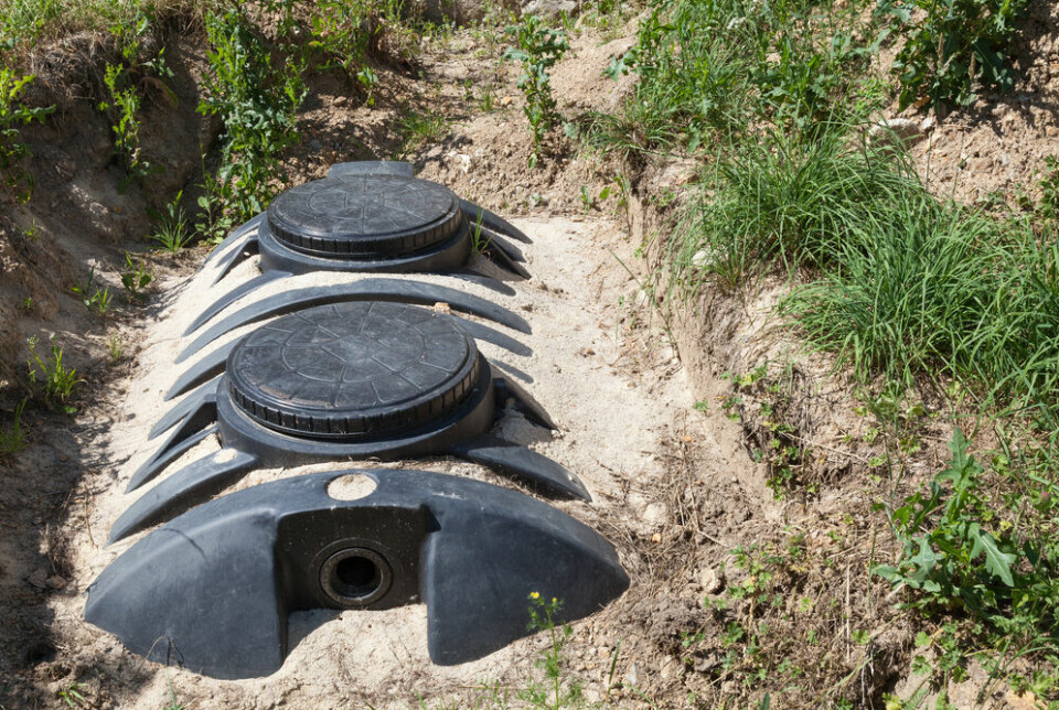 Picture of septic tanks