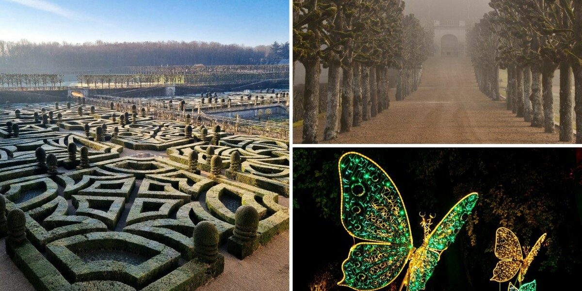French gardens to delight visitors in the bright, cold days of winter