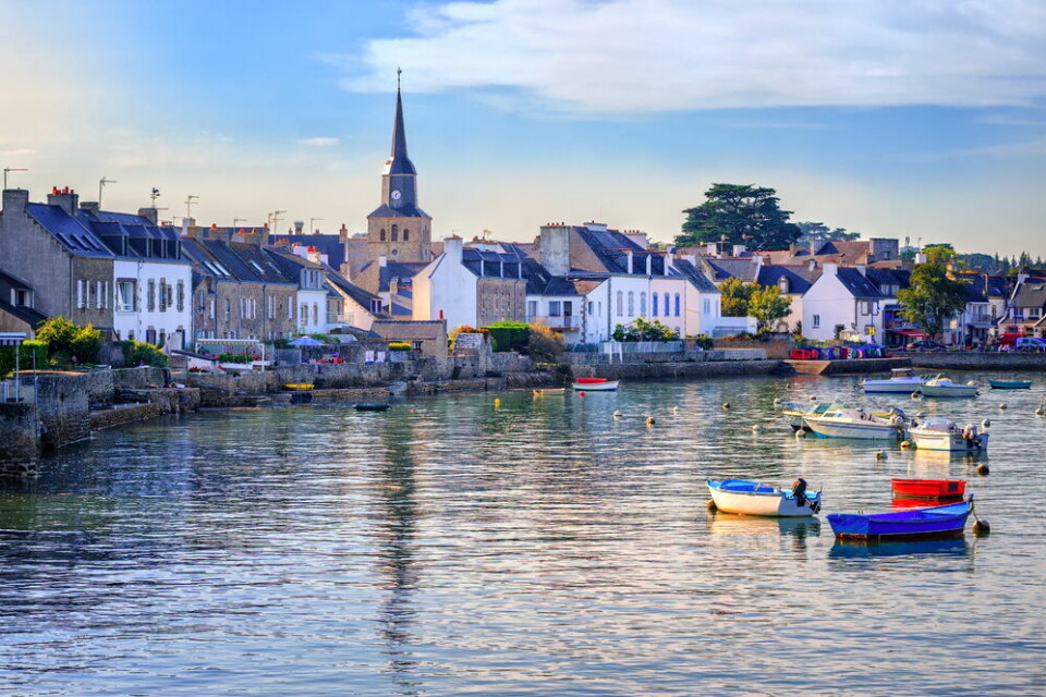 A view of the Bay of Morbihan in Brittany