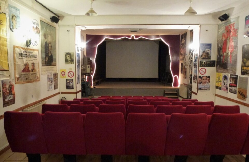 A screenshot view of the single-screen cinema