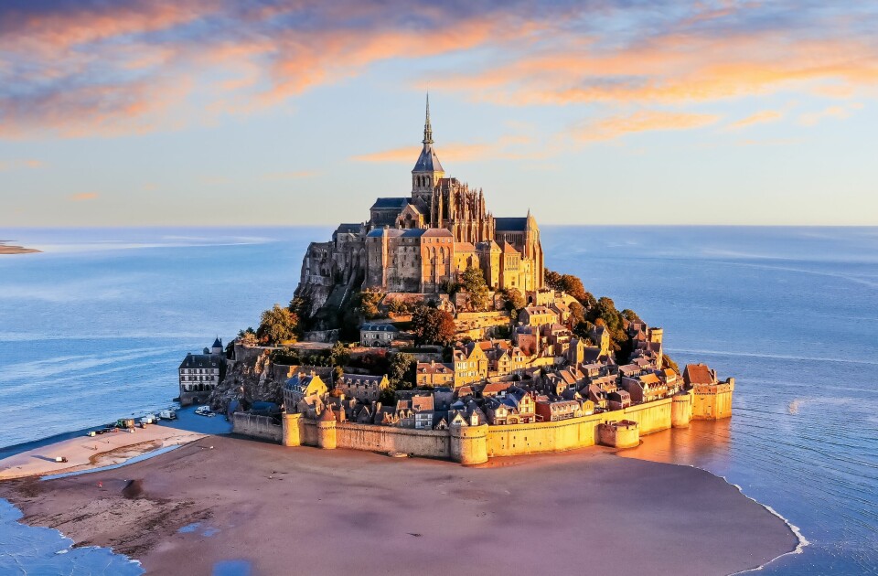 A picture of Mont Saint-Michel, one of France’s most-visited attractions