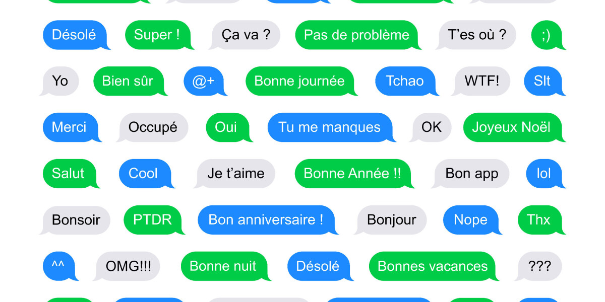 Jsp, jtm: how many of these french text shorteners can you work out?