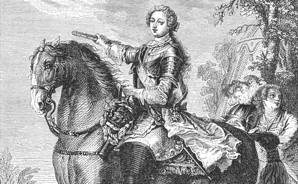 Louis XV on horseback