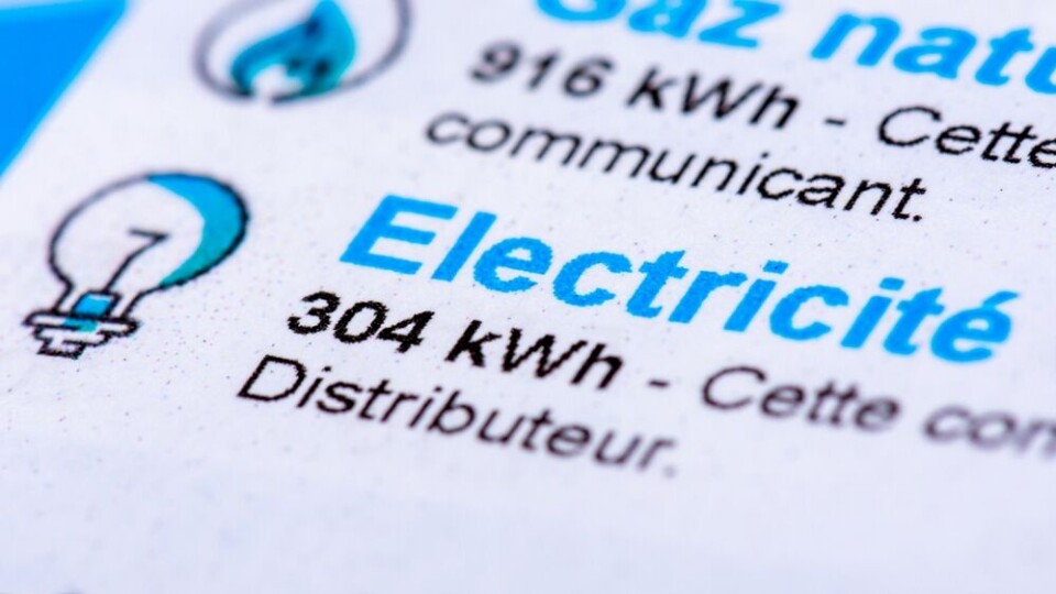HJBC / Shutterstock A close up of an electricity energy bill in France