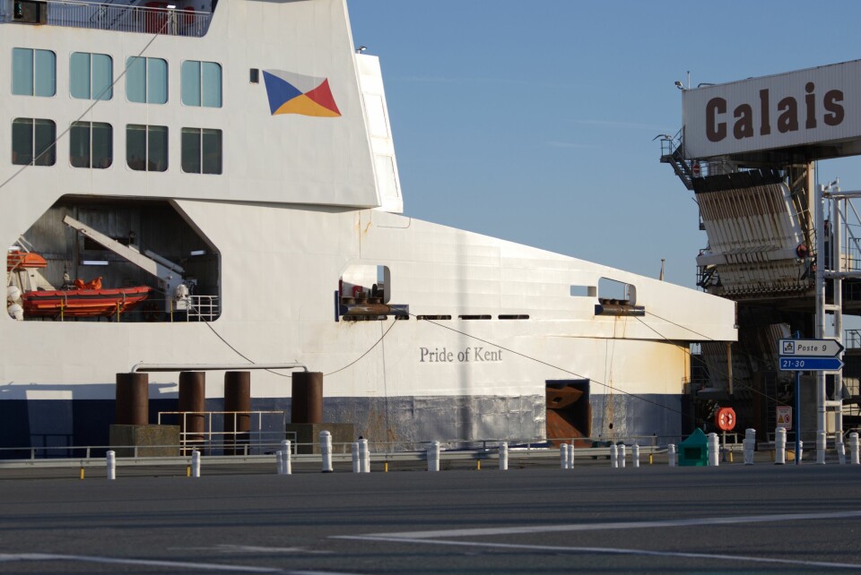 P&O ferry at Calais