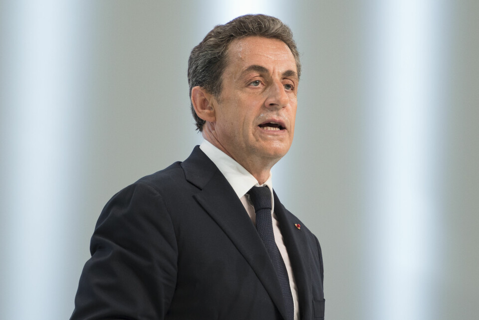 An image of Nicolas Sarkozy in 2015