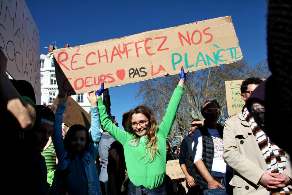 A French climate activist