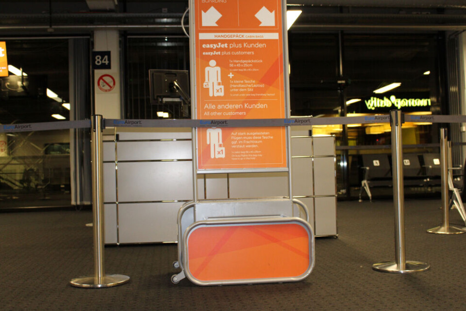 Baggage sizer EasyJet