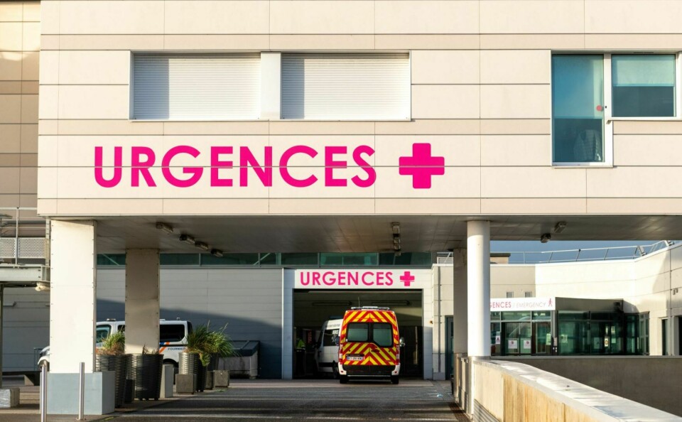 A view of an emergency service department in France