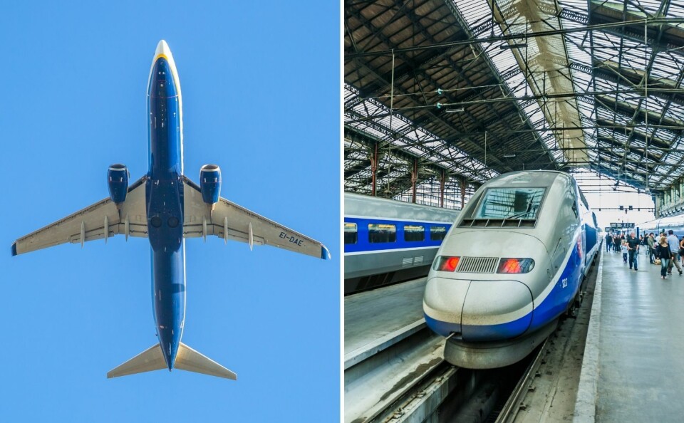 Benny Marty / OSTILL is Franck Camhi / Shutterstock Plane and train