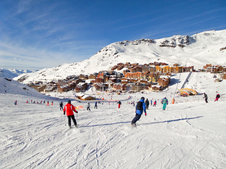 Delpixel / Shutterstock A view of the Val Thorens ski station in the French Alps