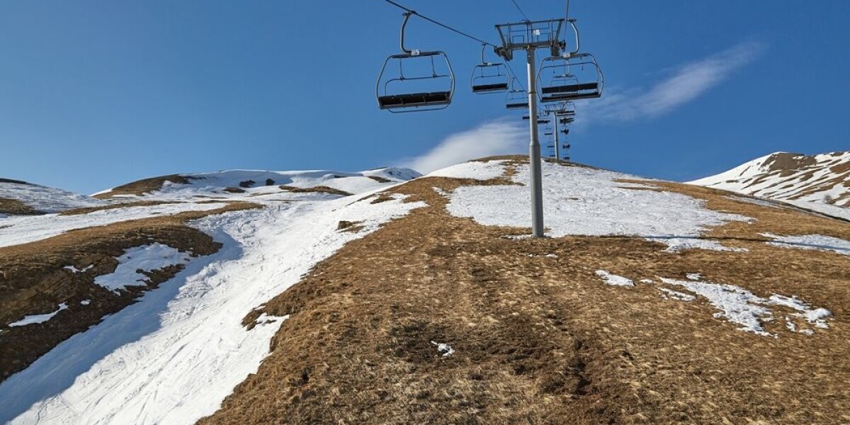 Ski stations in france see some snow after major lack in mild january