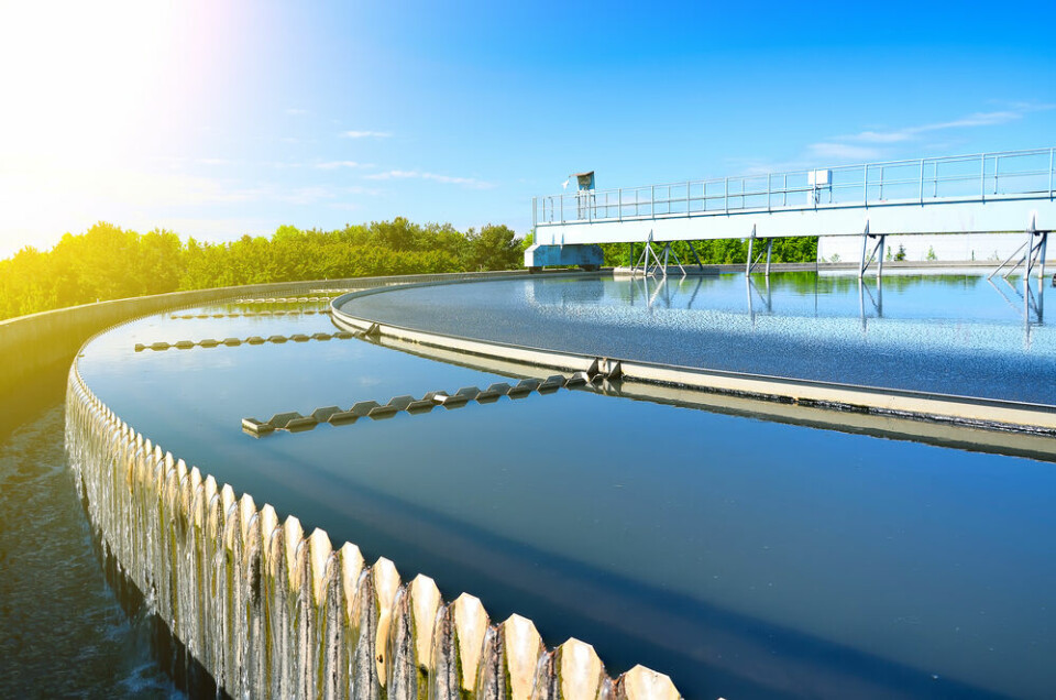 Image of an urban wastewater treatment plant