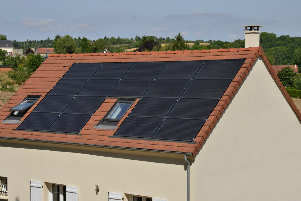 Solar panels in France