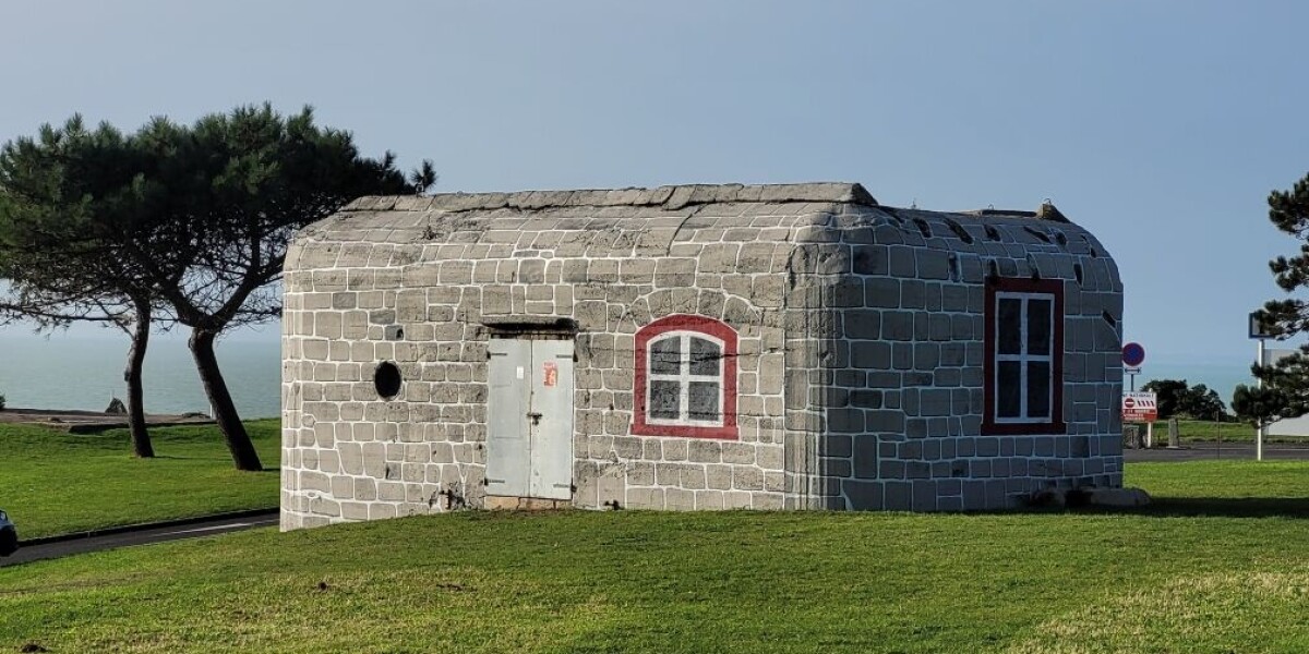 Row after association makes normandy war bunker look like a house
