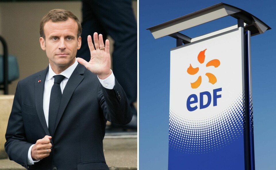 Macron and EDF