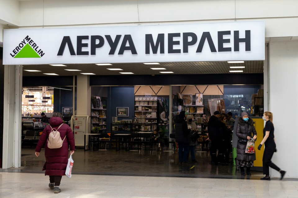 A Leroy Merlin store in Russia