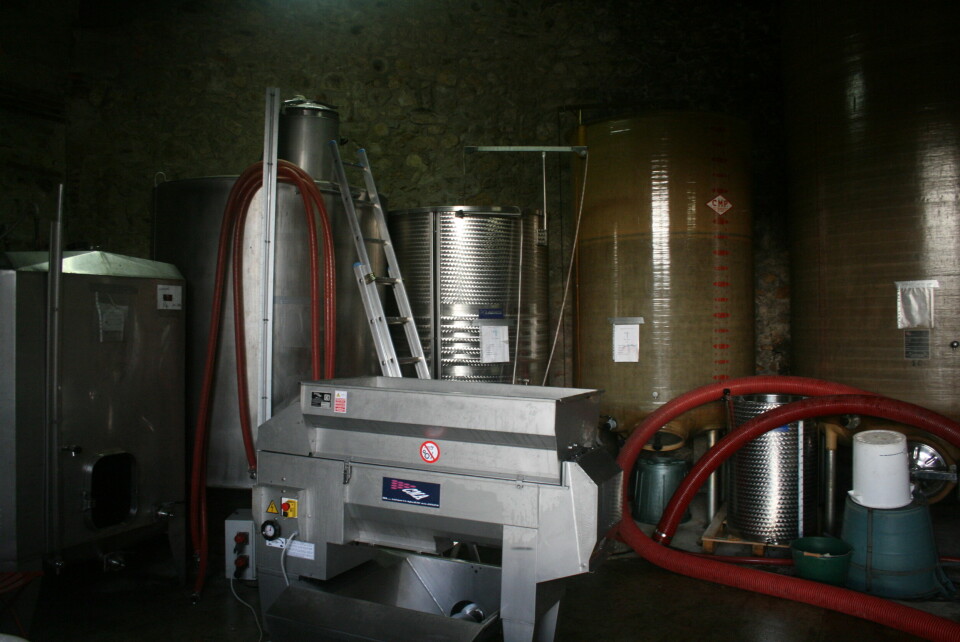 Winemaking equipment