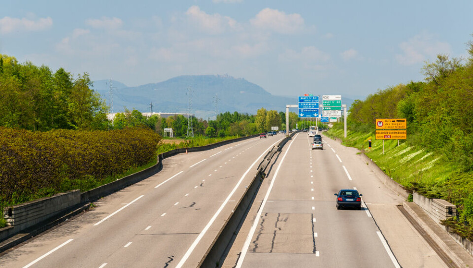 A motorway in Colmar, France