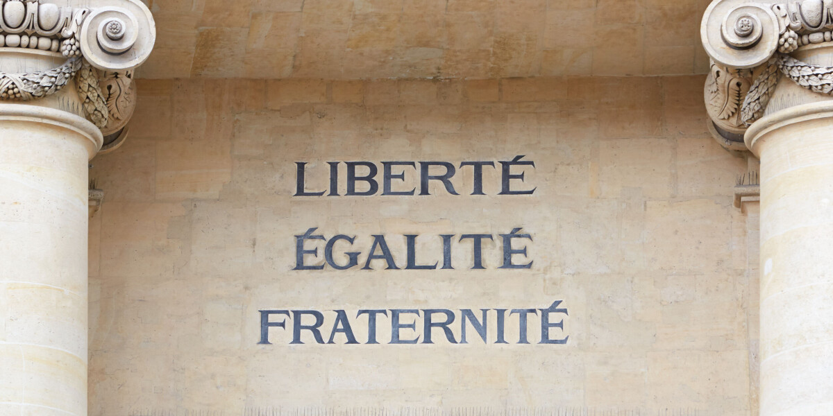 What is the origin of france’s motto ‘liberté, égalité, fraternité’?