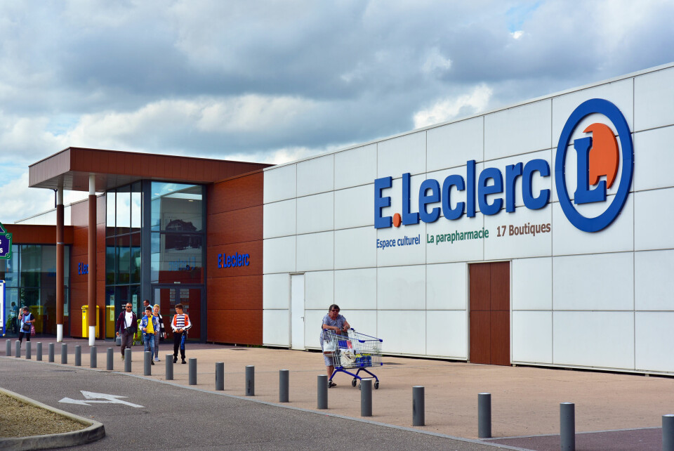 An image of an E.Leclerc supermarket branch from the outside