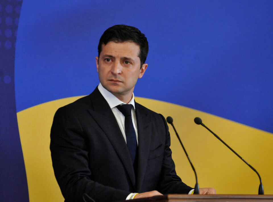 Ukraine’s President Volodymyr Zelensky