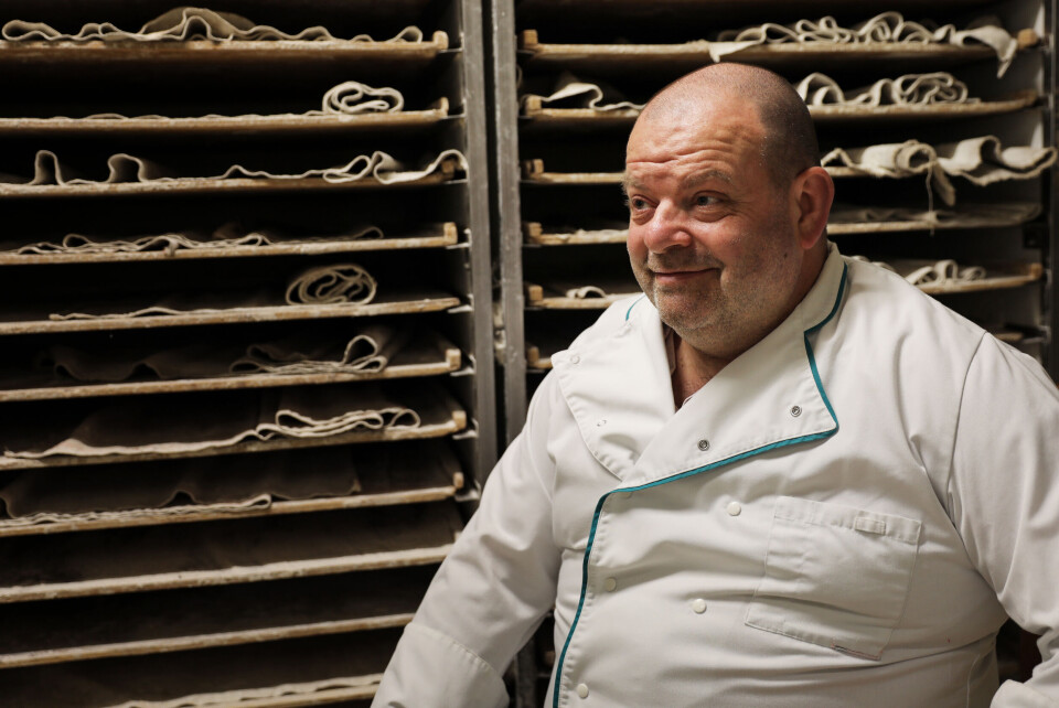 Baker Stéphane Ravacley, from Besançon