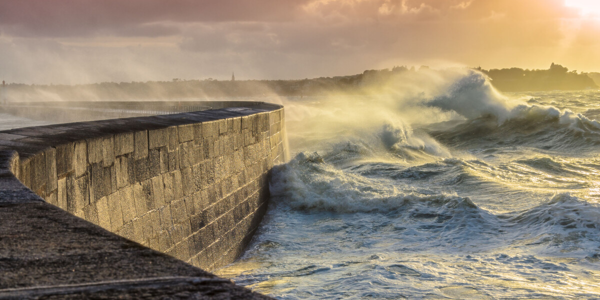 Two drown after being swept into sea by waves in normandy