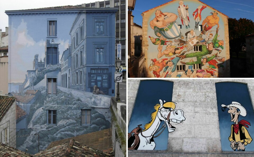 Angoulême comic murals