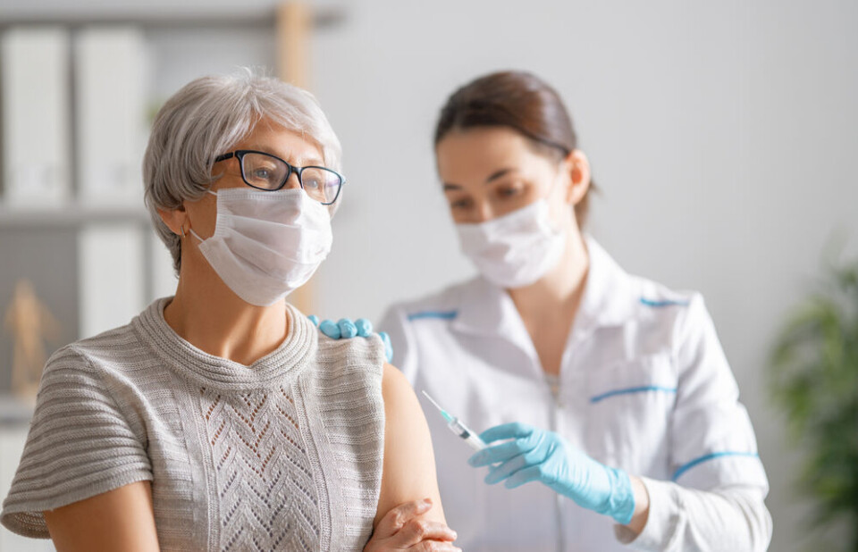 Yuganov Konstantin / Shutterstock Someone getting a Covid vaccination