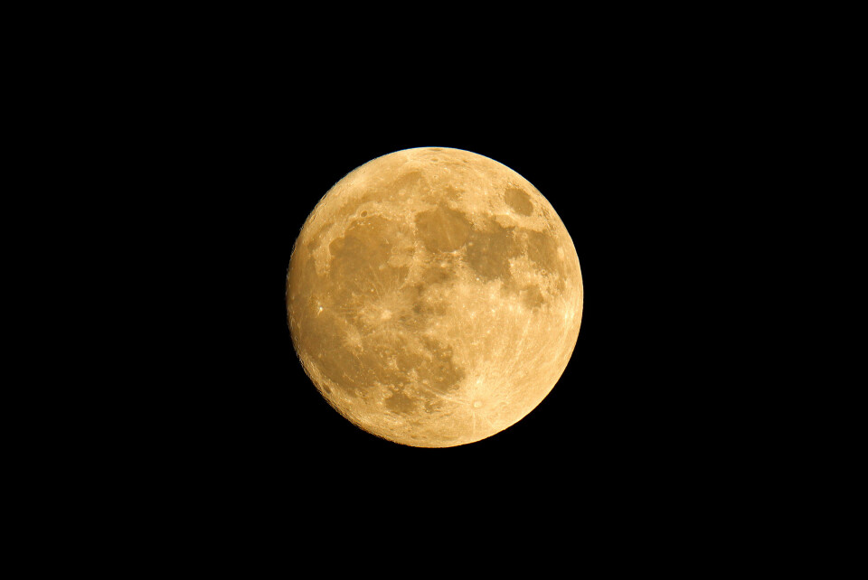 An image of a super moon