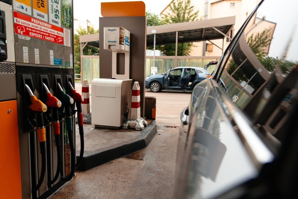 petrol station France