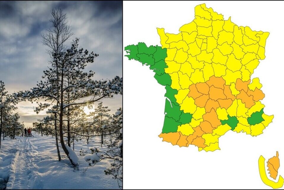 OlegRi / Shutterstock and Météo-France Snow fall and weather alert