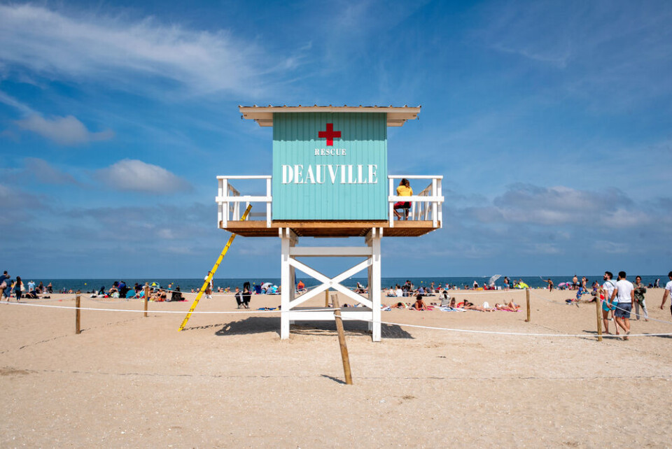 Rosanne de Vries / Shutterstock A view of the vintage first aid hut at Deauville beach, Normandy, France