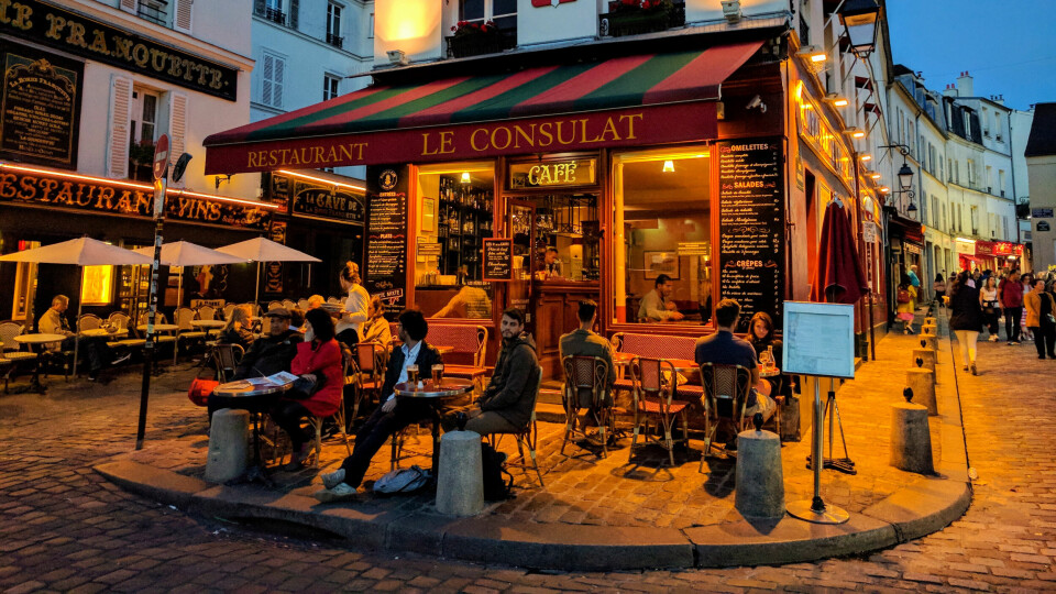 Customers on a restaurant terrace in Paris. Covid France: How restaurants, shops, museums will reopen from May 19
