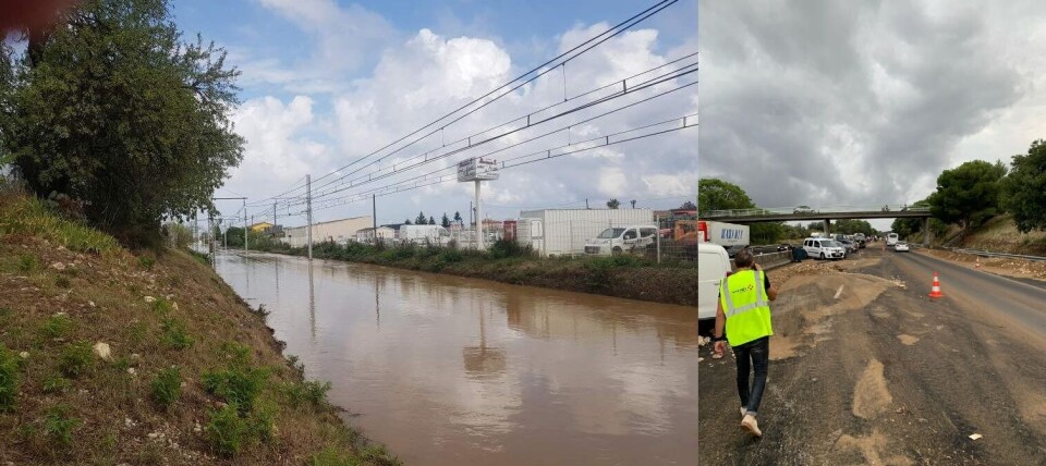 SNCF TER liO Occitanie via Twitter / Vinci Autoroutes via Twitter