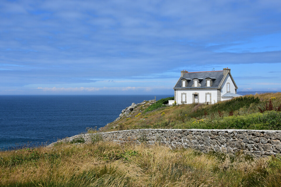 A house in Brittany on the Atlantic coast
