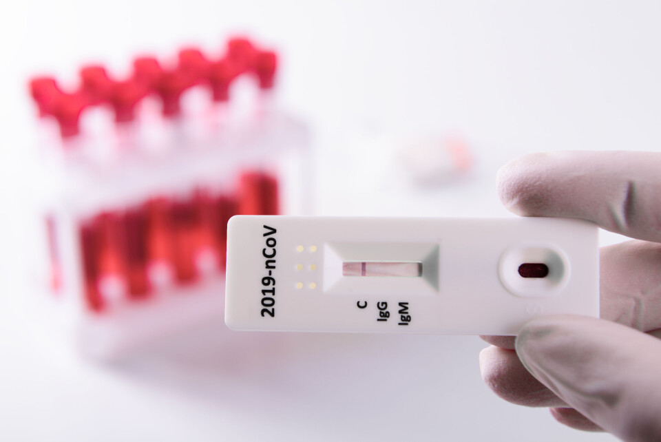 Inna Astakhova / Shutterstock A Covid-19 antibodies test