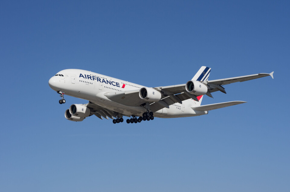Angel DiBilio / Shutterstock Air France Airbus A380 shown approaching LAX.
