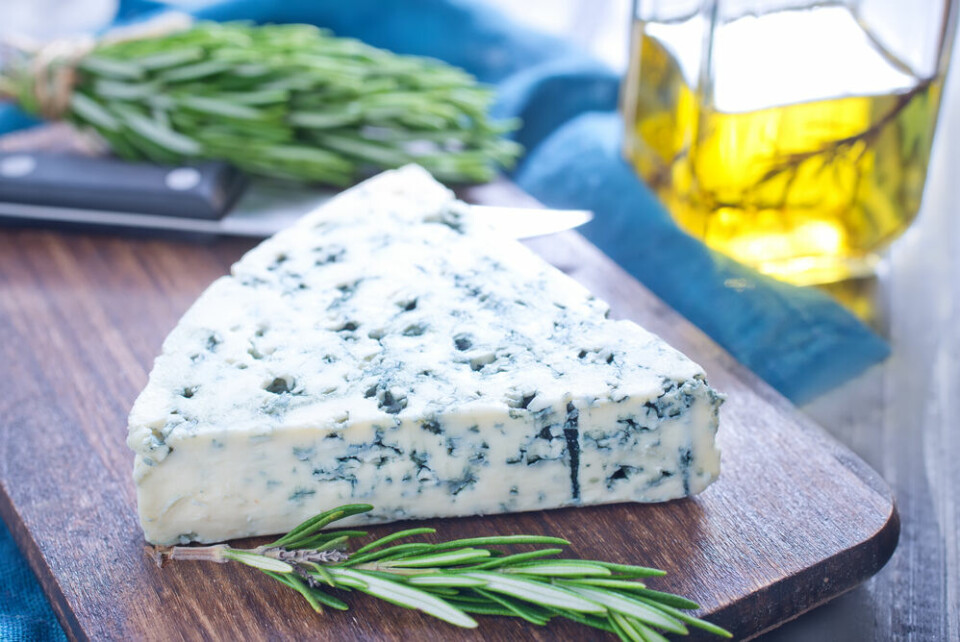 Roquefort cheese on a cheeseboard. French roquefort cheese producers fight low nutrition rating