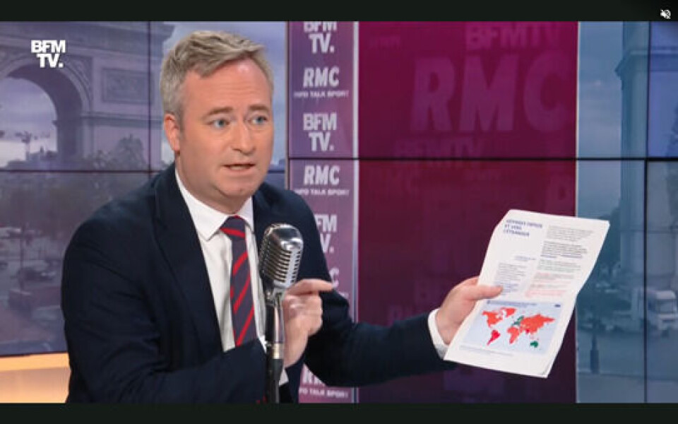 BFMTV screenshot / Jean-Baptiste Lemoyne Jean-Baptiste Lemoyne