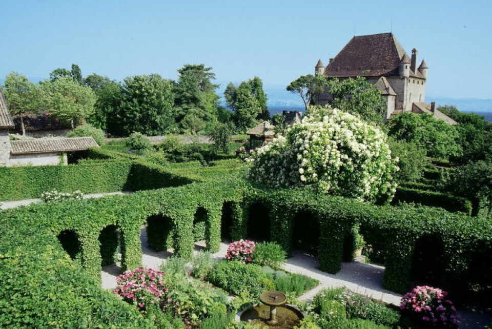 View of the Jardin des Cinq Sens