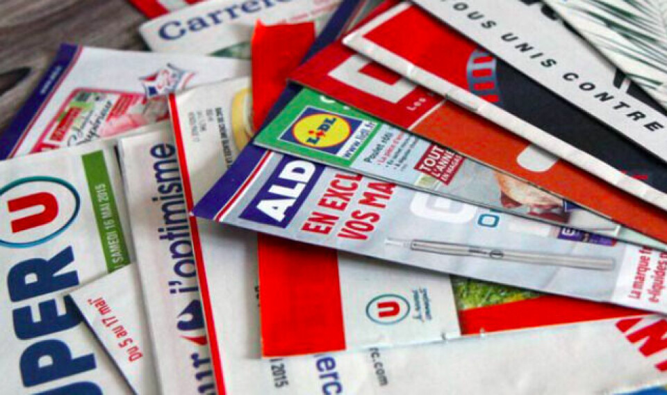 Supermarket flyers. Plan to make letterbox flyers in France 'opt in' rather than 'opt out'