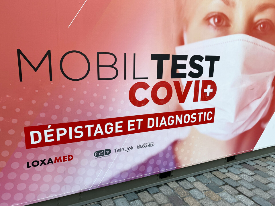 JeanLucIchard / Shutterstock Covid testing centre from Loxamed in Bordeaux, France